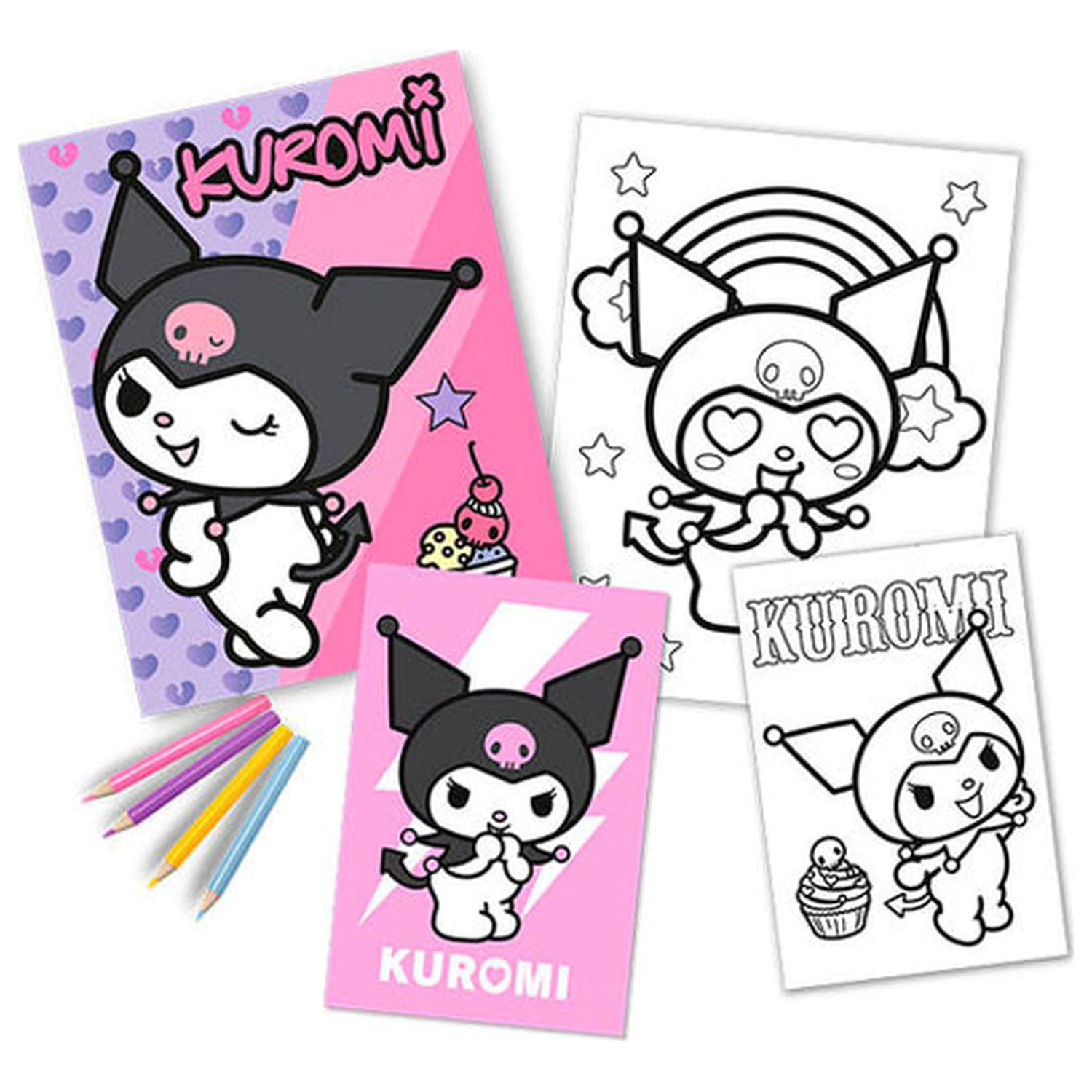 Hello Kitty Kuromi Malset Produktfoto