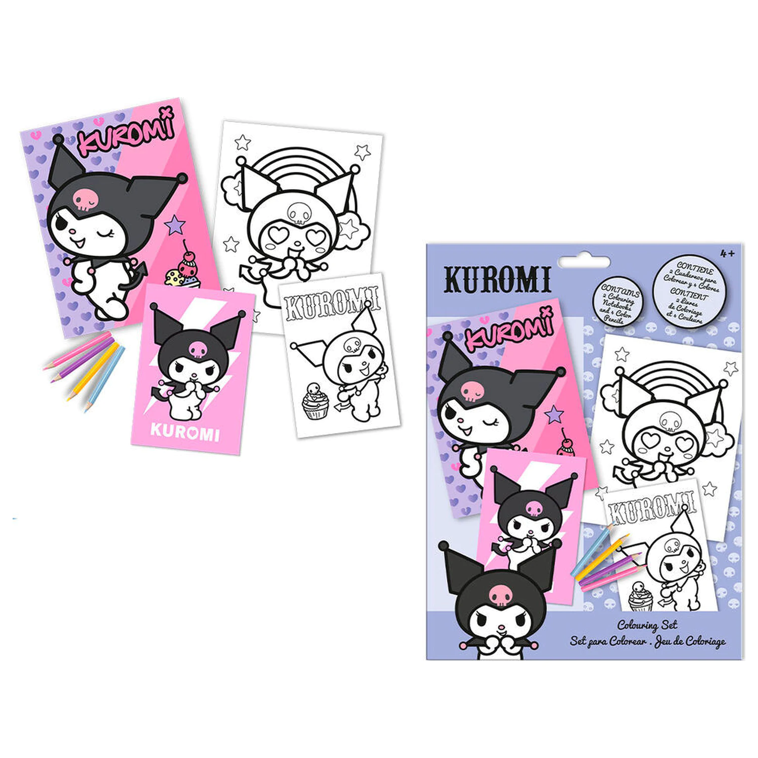 Hello Kitty Kuromi Malset Produktfoto