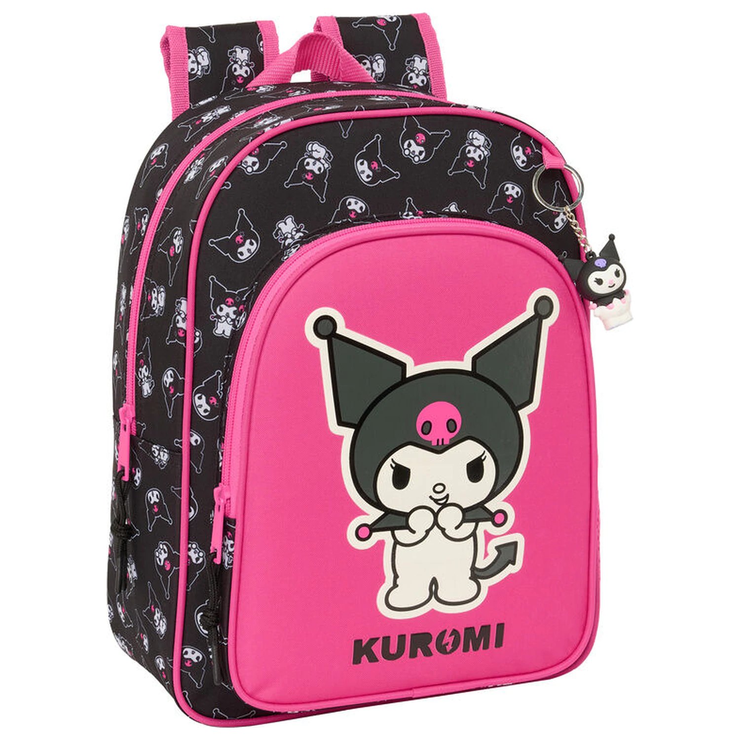 Hello Kitty Kuromi anpassbarer Rucksack 34 cm Produktfoto