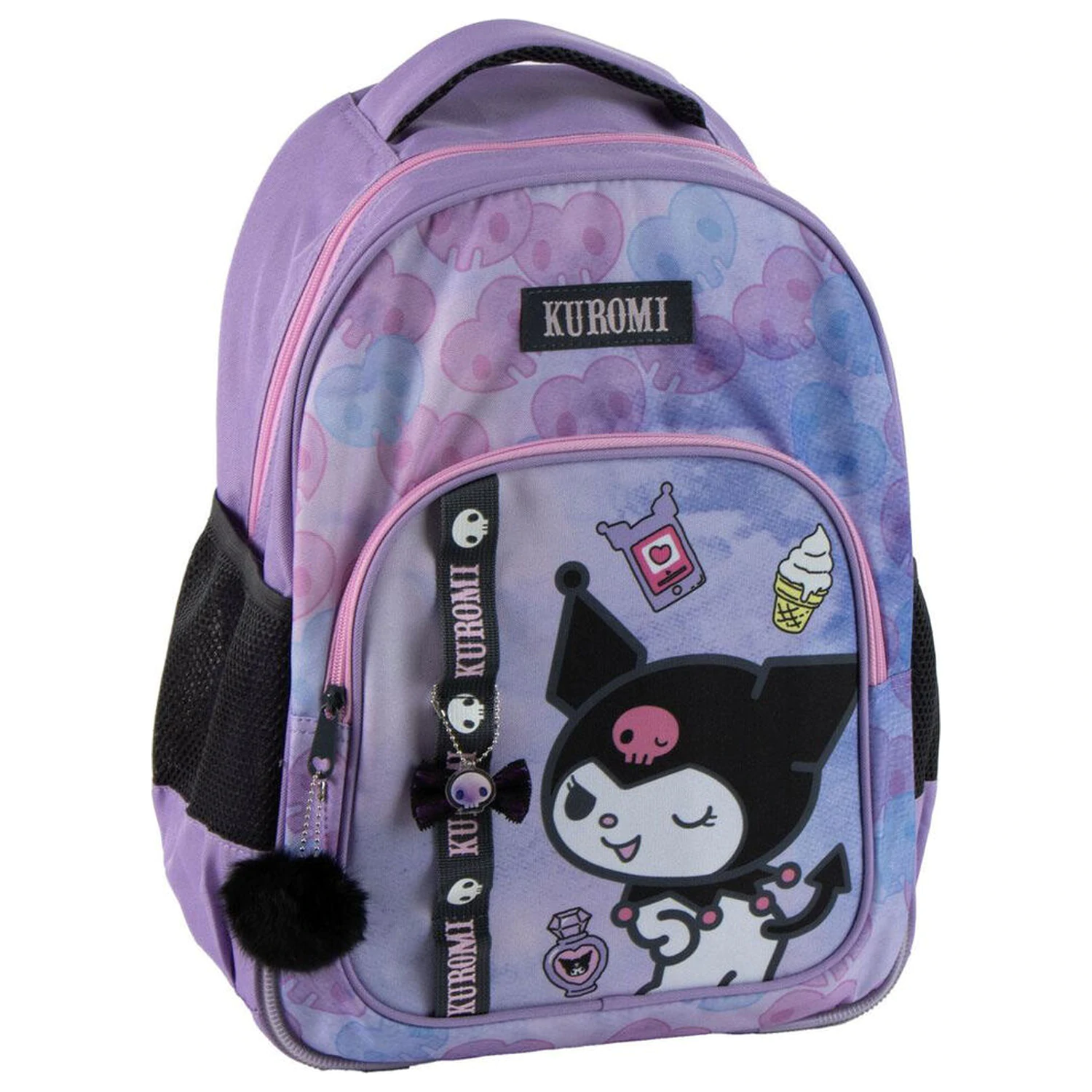 Hello Kitty Kuromi anpassbarer Rucksack 42cm Produktfoto