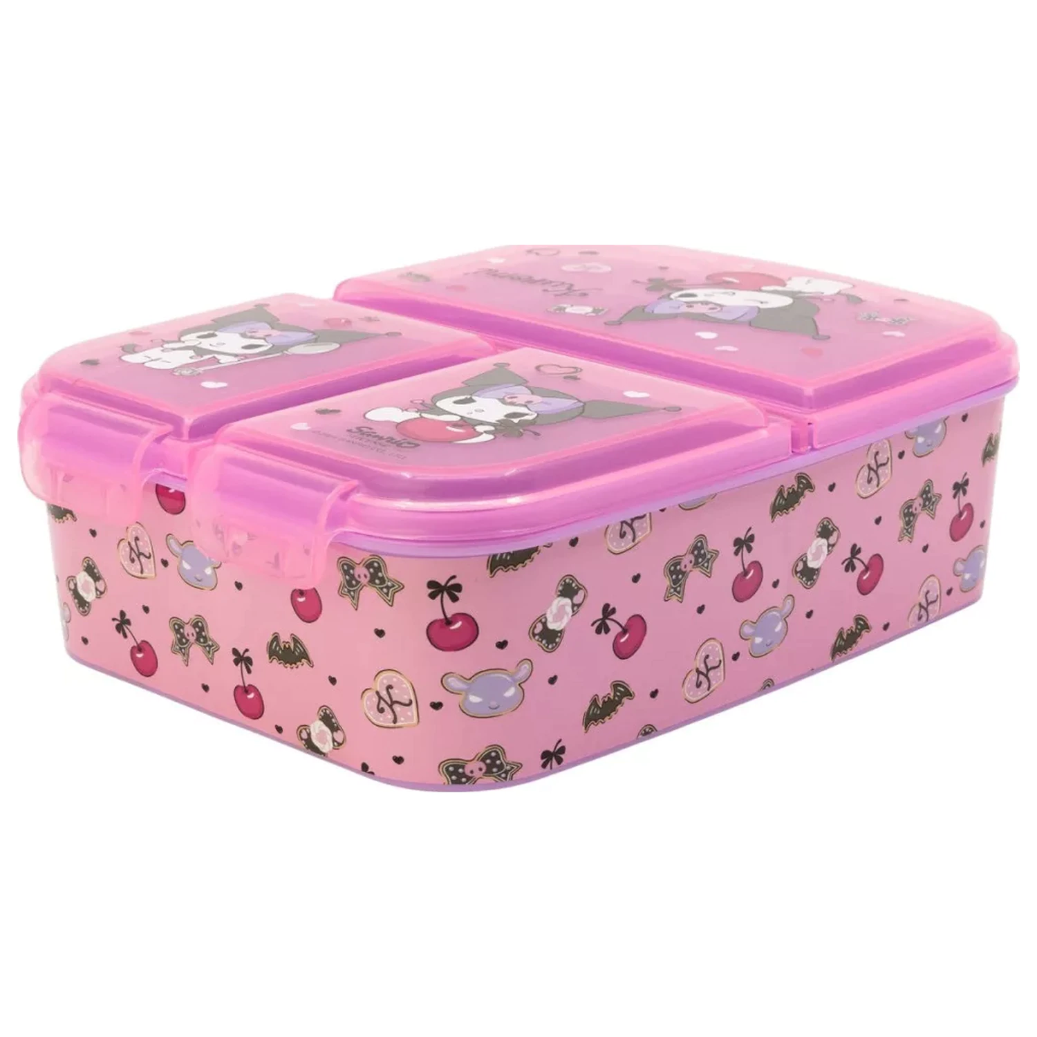 Hello Kitty Kuromi Lunchbox mit mehreren Fächern, Sandwichbox Produktfoto