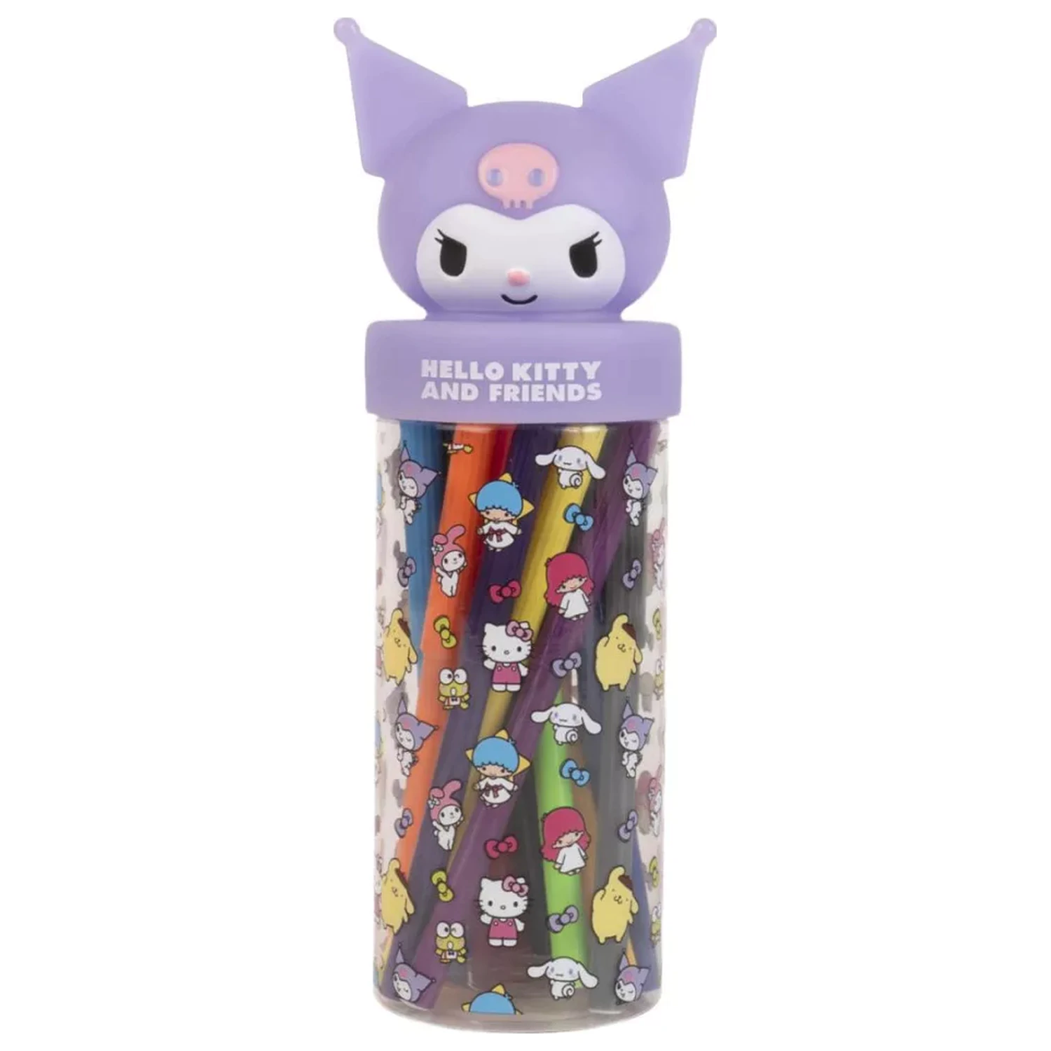 Hello Kitty Kuromi 18-teiliges Filzstift-Set im 3D-Halter Produktfoto