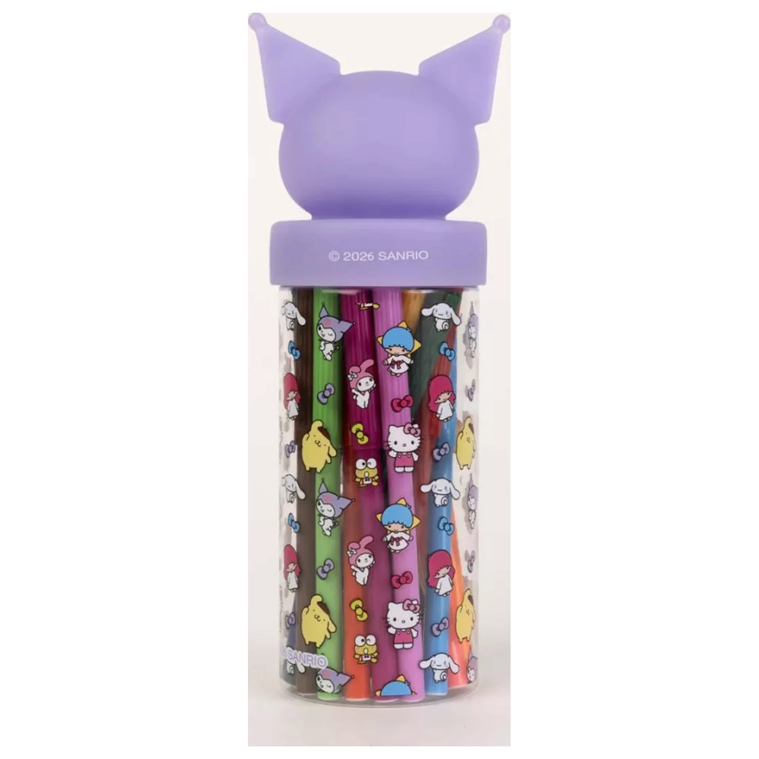 Hello Kitty Kuromi 18-teiliges Filzstift-Set im 3D-Halter Produktfoto