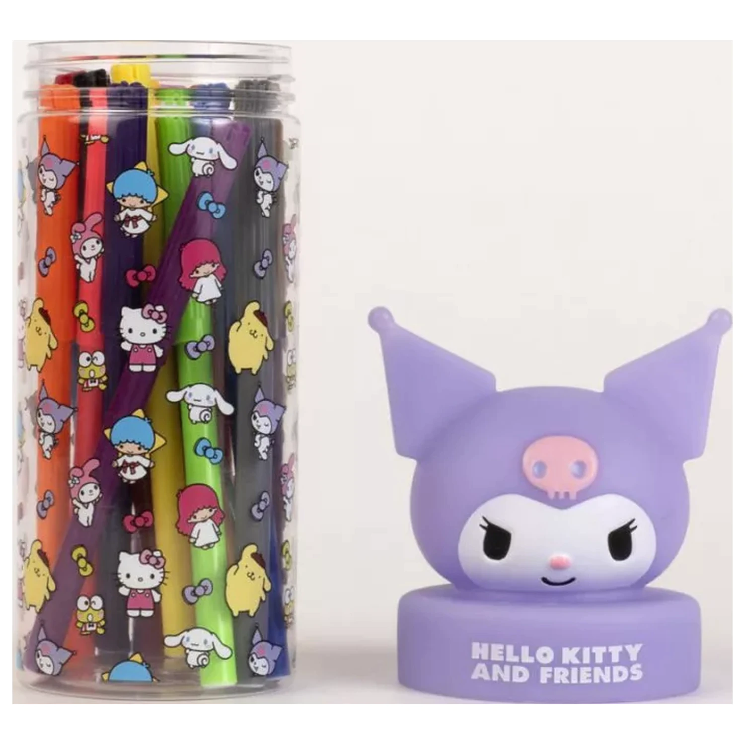 Hello Kitty Kuromi 18-teiliges Filzstift-Set im 3D-Halter Produktfoto