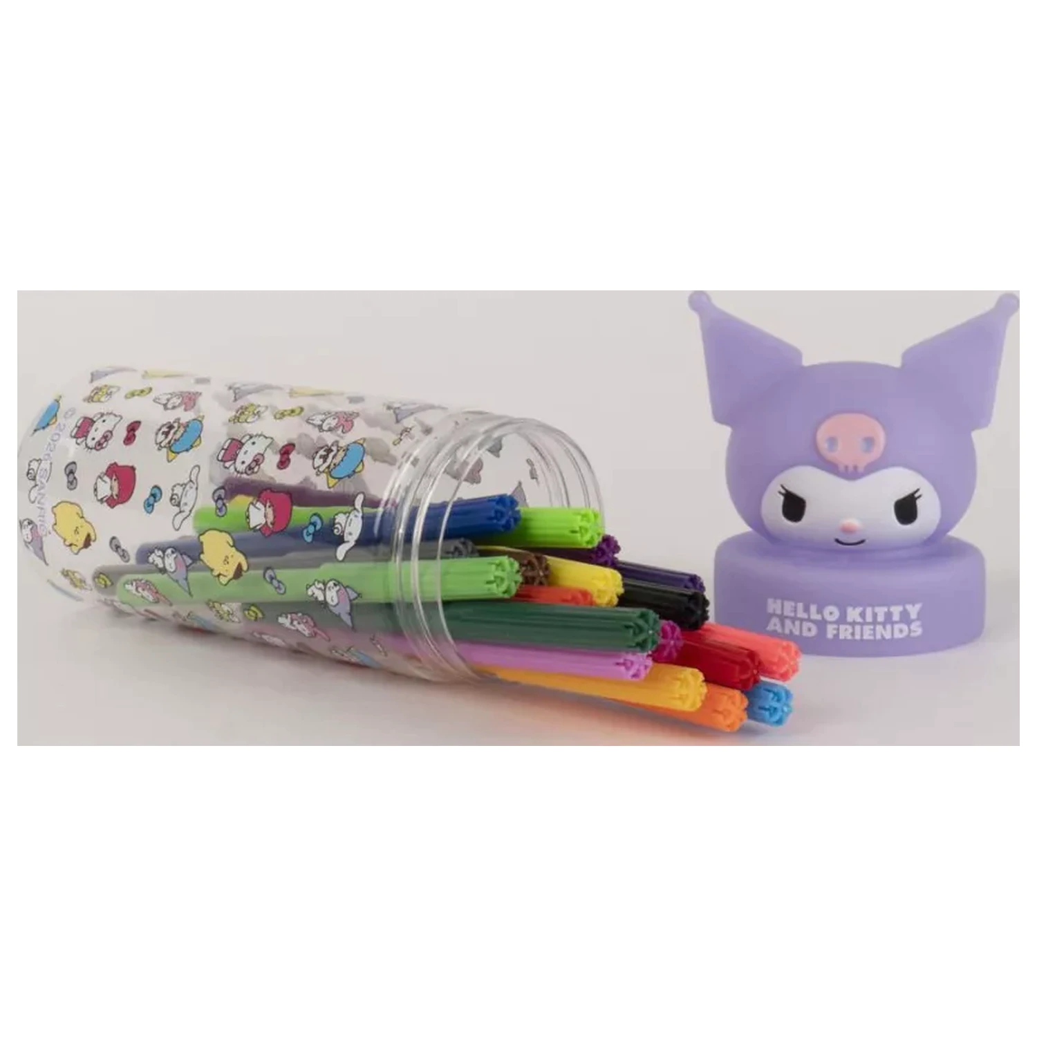 Hello Kitty Kuromi 18-teiliges Filzstift-Set im 3D-Halter Produktfoto
