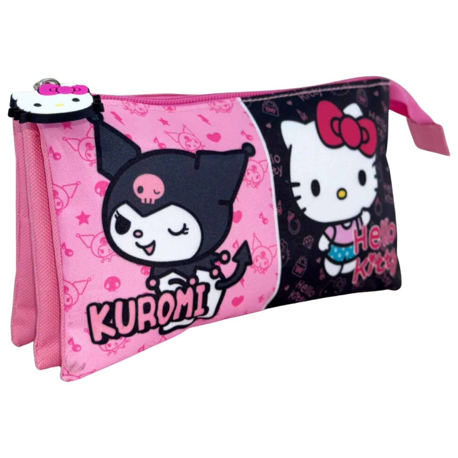 Hello Kitty & Kuromi Dreifach-Mäppchen Produktfoto