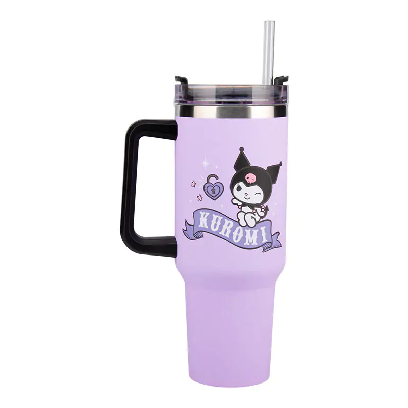 Hello Kitty Kuromi Travel Glas 1200ml Produktfoto