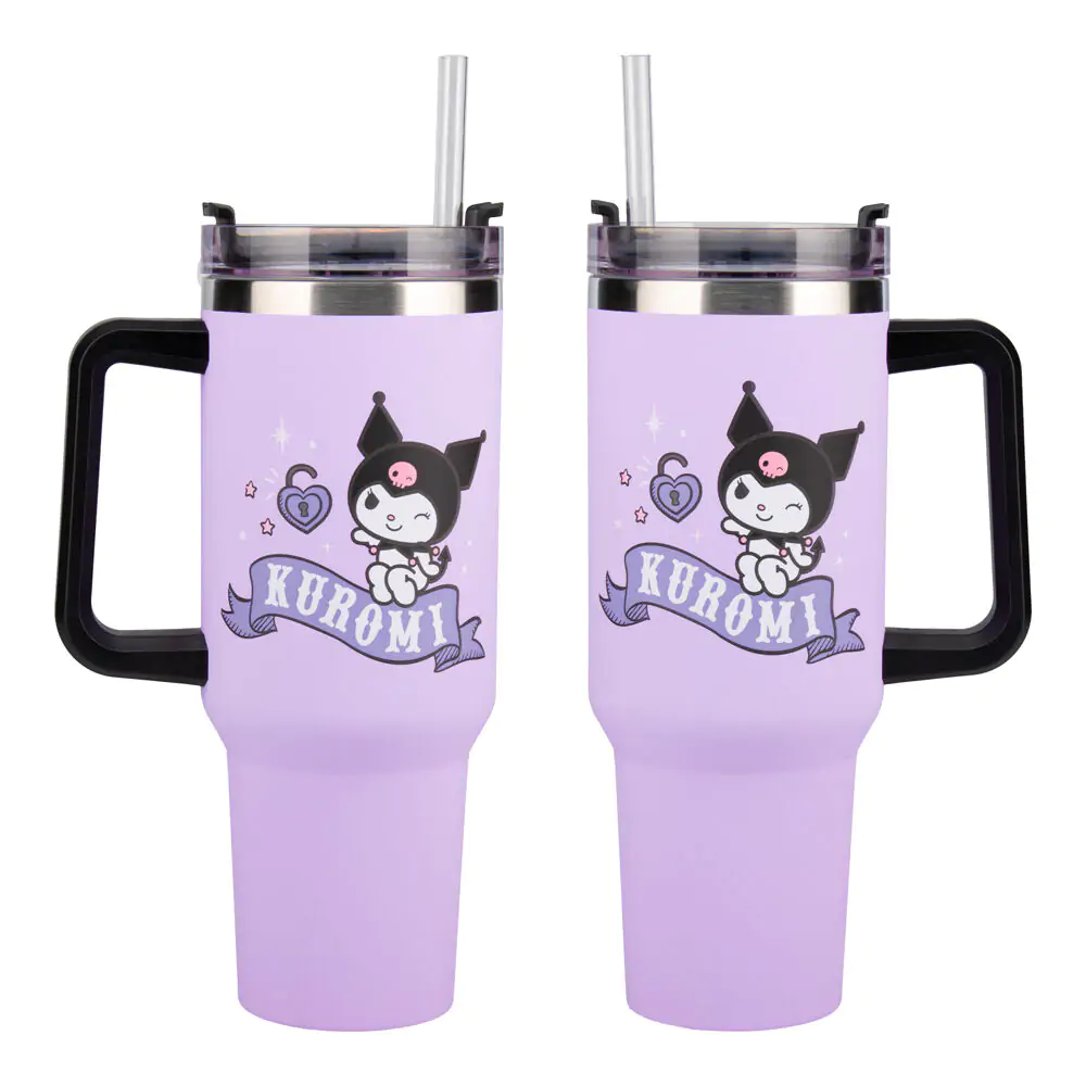 Hello Kitty Kuromi Travel Glas 1200ml Produktfoto