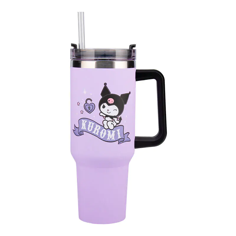 Hello Kitty Kuromi Travel Glas 1200ml Produktfoto