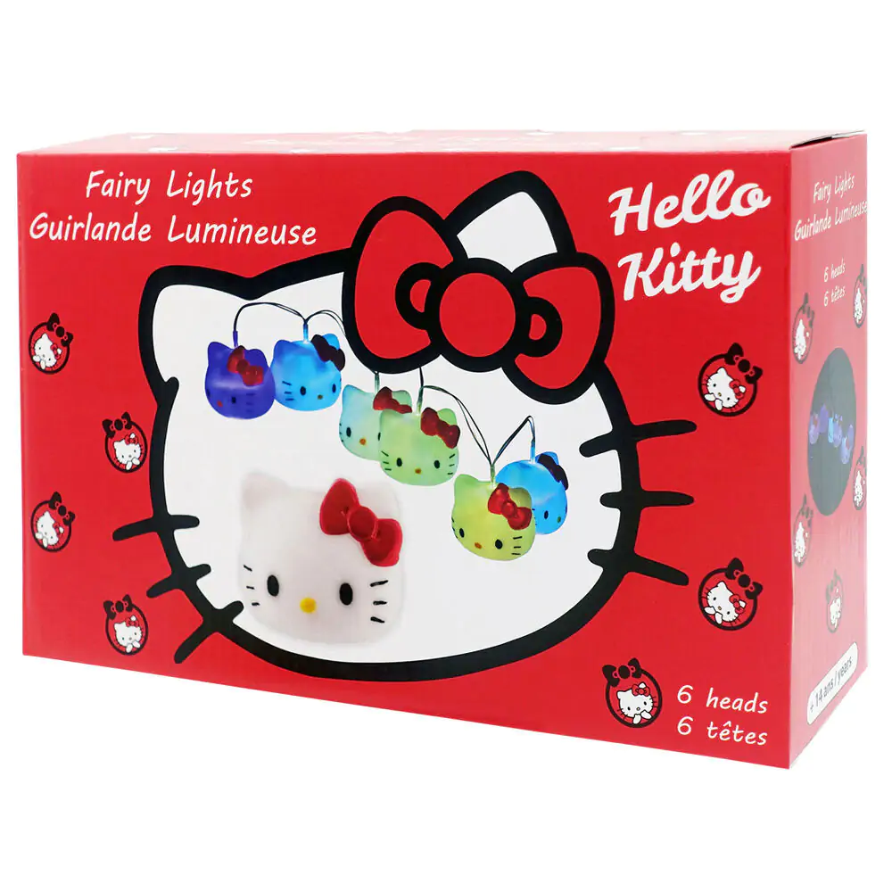 Hello Kitty Lichterkette Heads 160 cm termékfotó