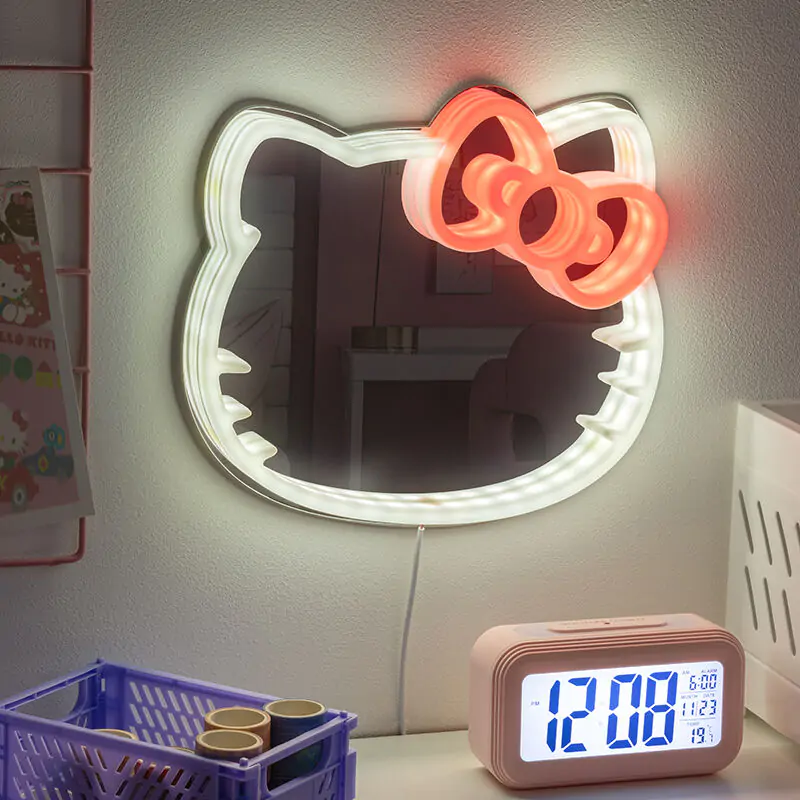 Hello Kitty LED-Spiegel Produktfoto