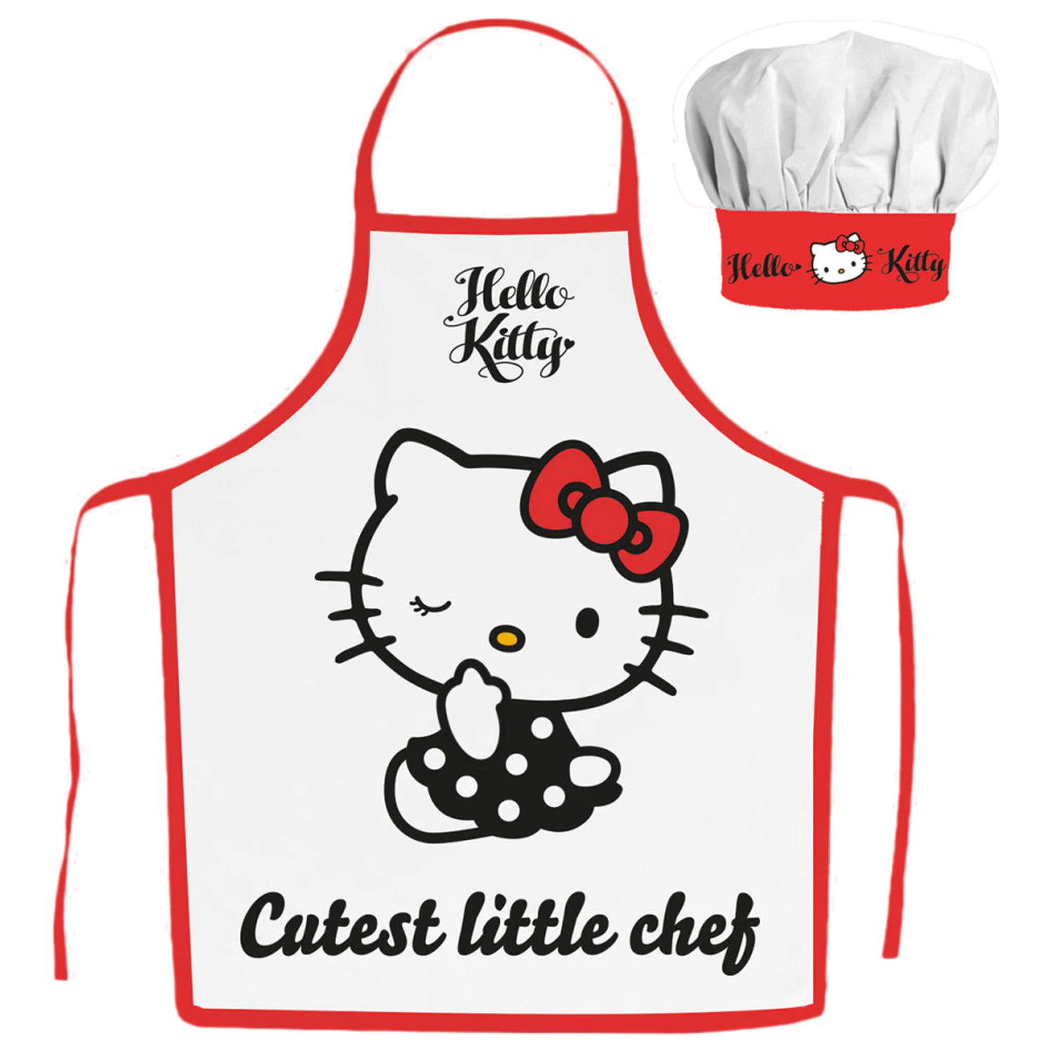 Hello Kitty Little Chef Kinder Schürze 2-teiliges Set Produktfoto