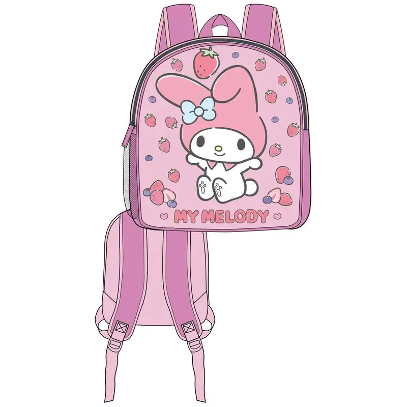 Hello Kitty My Melody 3D Rucksack 30 cm Produktfoto