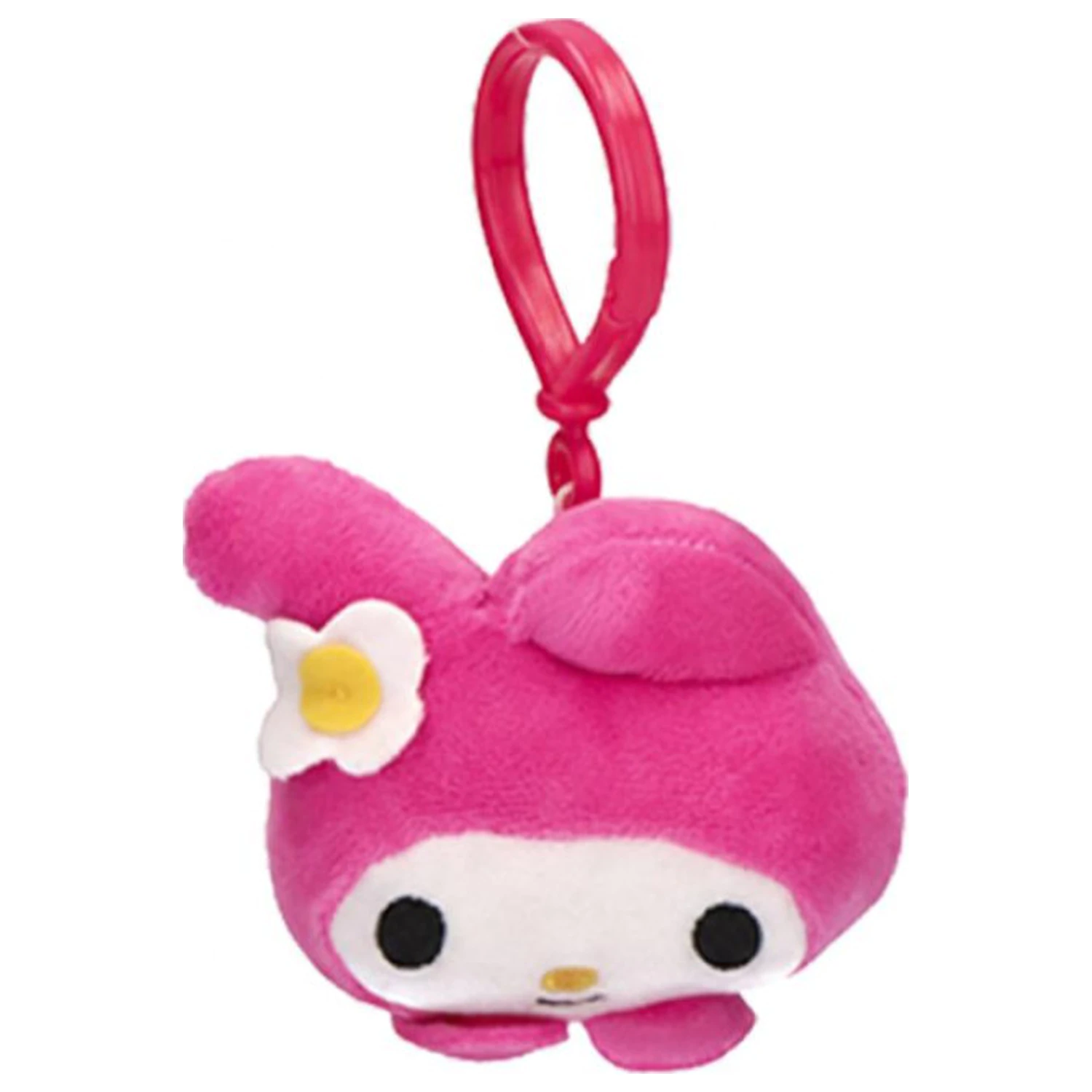 Hello Kitty My Melody 3D Plüschfigur mit Anhänger, Taschenanhänger 10 cm Produktfoto
