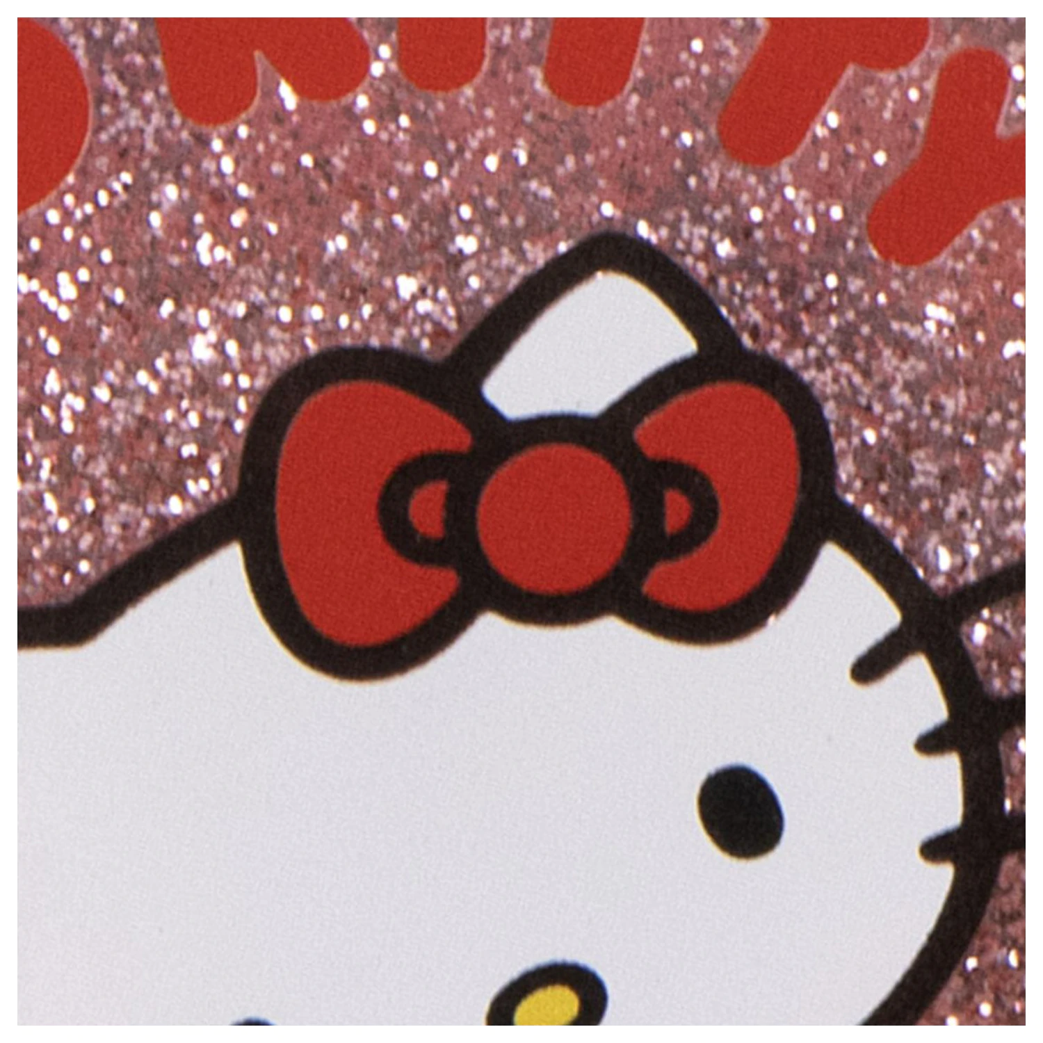 Hello Kitty Pink Glitter Haarbürste, Kamm 13 cm Produktfoto
