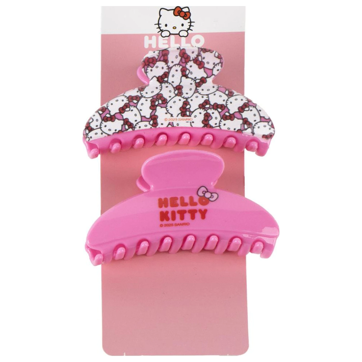 Hello Kitty Pink Hair Clip Set, 2 Stück Produktfoto