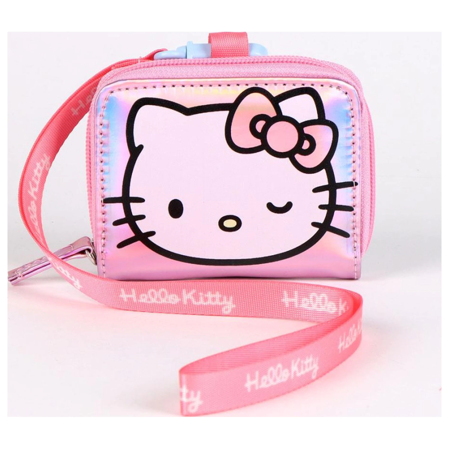 Hello Kitty Rosa Irisierendes Portemonnaie Produktfoto