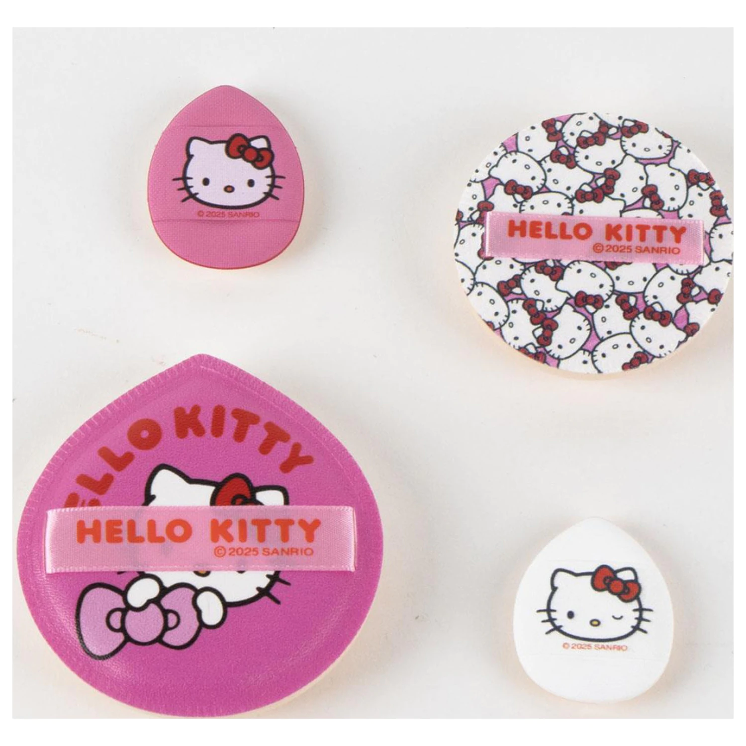 Hello Kitty Pink Makeup Schwamm Set 4 Stück Produktfoto