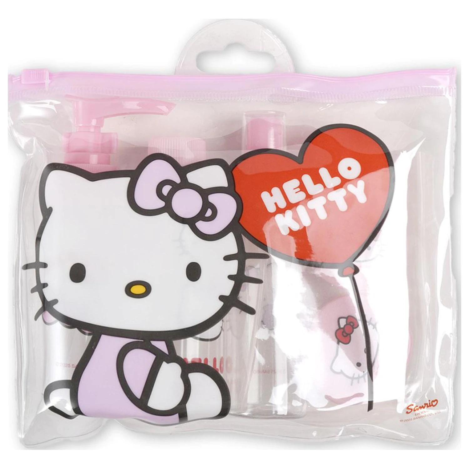 Hello Kitty Pink Reise Hygiene Set Produktfoto