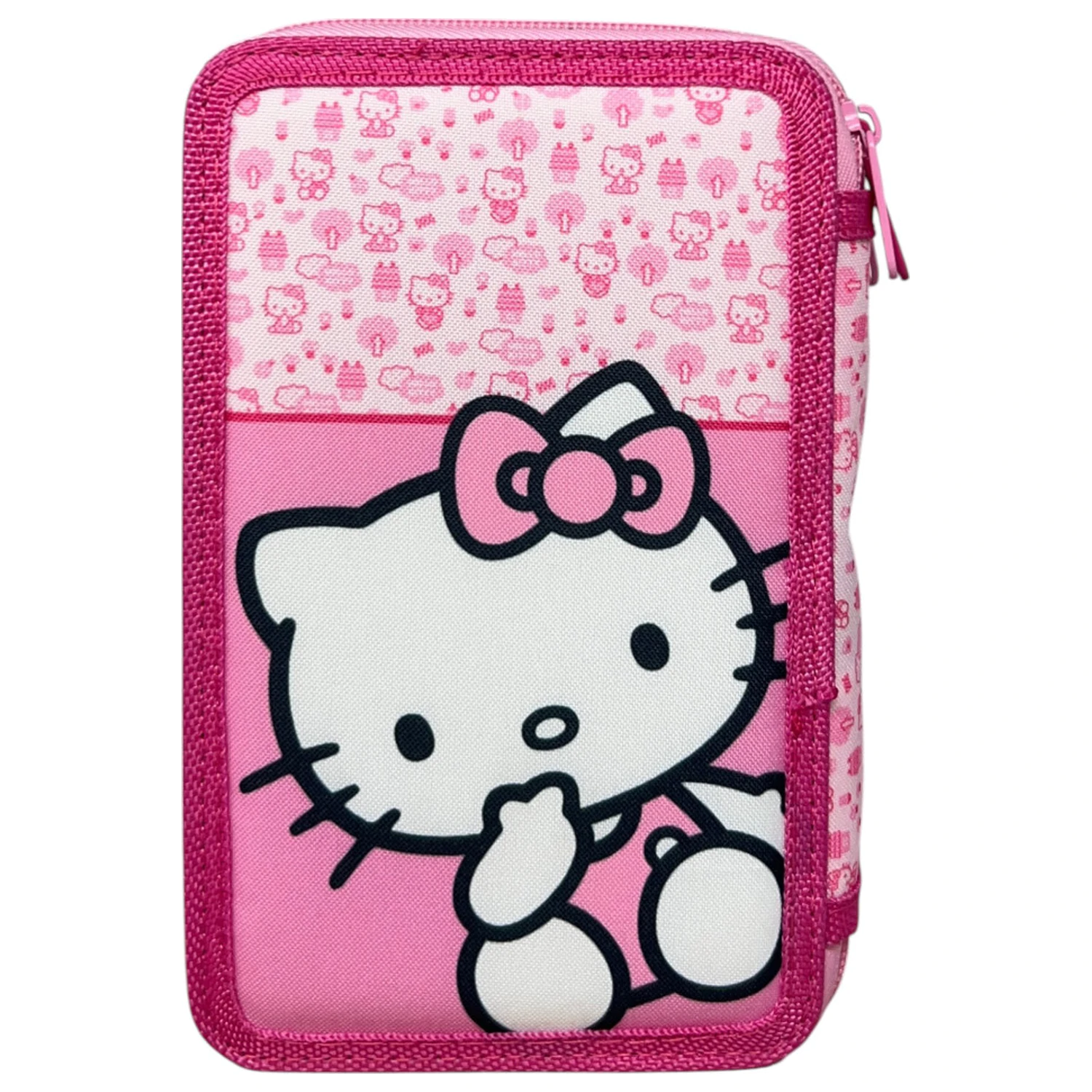 Hello Kitty Pinky gefülltes 3-stöckiges Federmäppchen Produktfoto