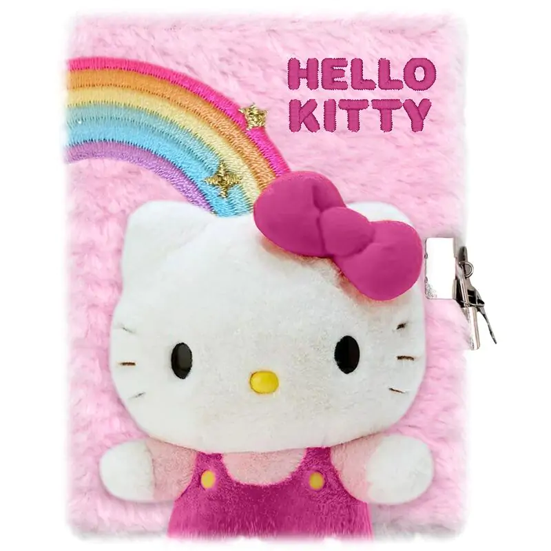 Hello Kitty Plüsch Tagebuch Produktfoto