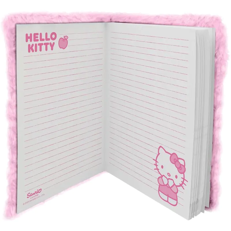 Hello Kitty Plüsch Tagebuch Produktfoto