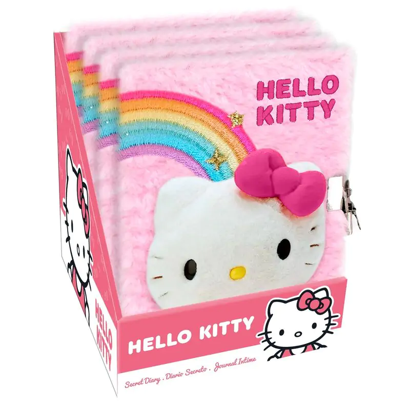 Hello Kitty Plüsch Tagebuch Produktfoto