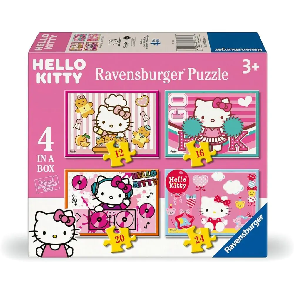 Hello Kitty Puzzle 12-16-20-24 Teile Produktfoto