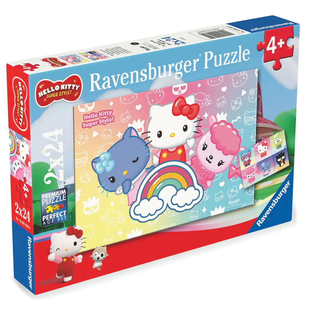 Hello Kitty Puzzle 2x24 Teile Produktfoto