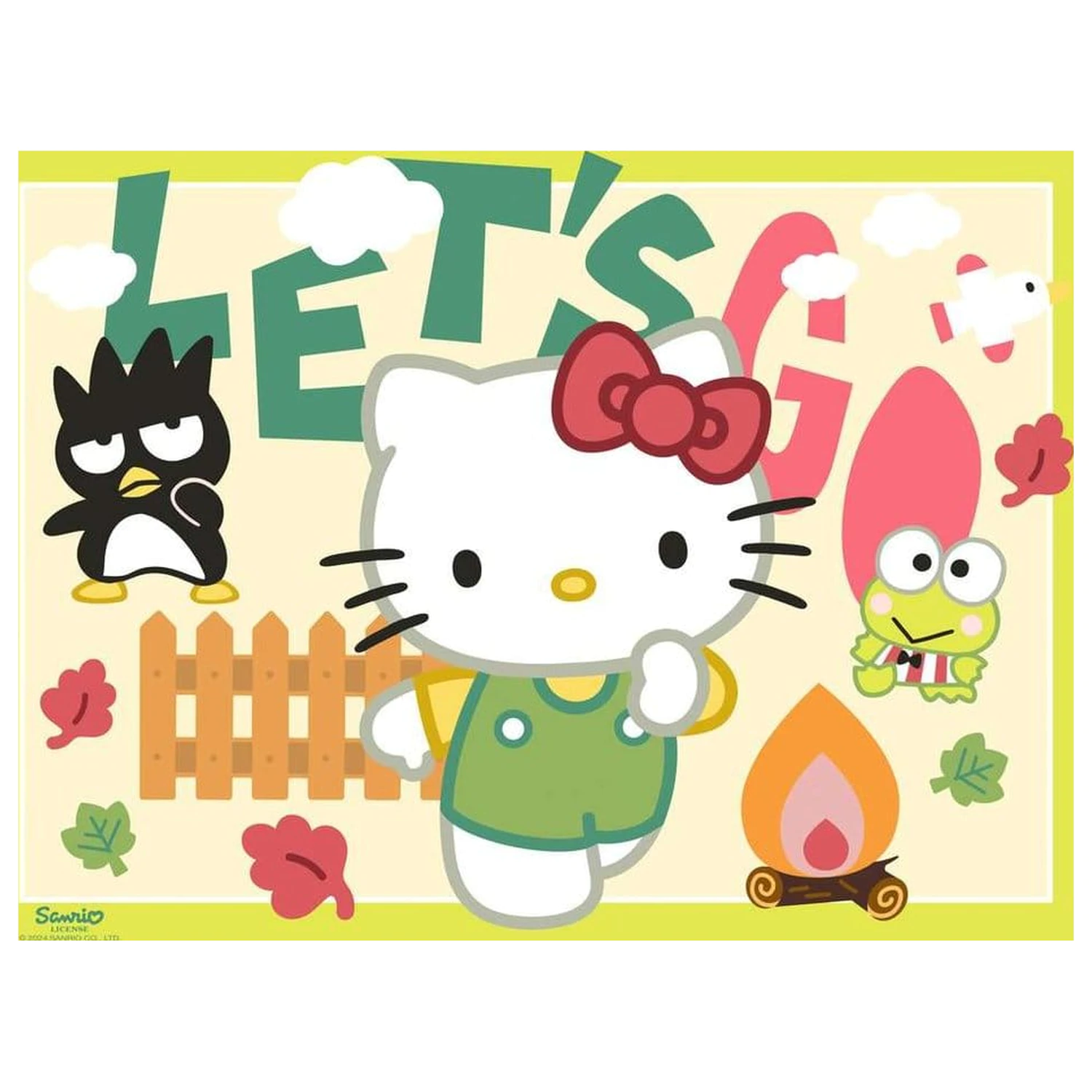 Hello Kitty Puzzle 4er-Pack Let's Go, Hello Kitty! (4x100 Teile) Produktfoto