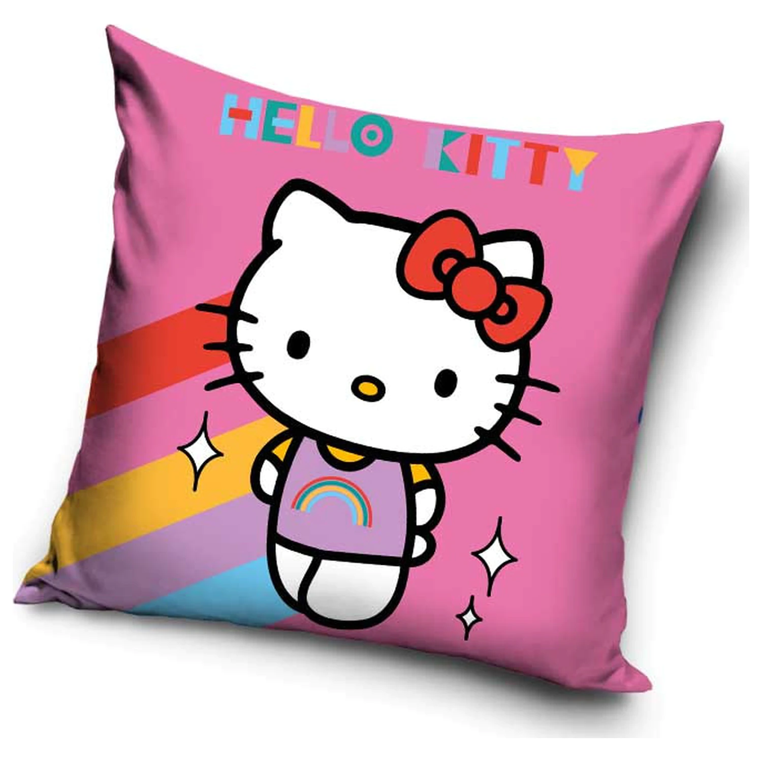 Hello Kitty Rainbow Kissenbezug Produktfoto