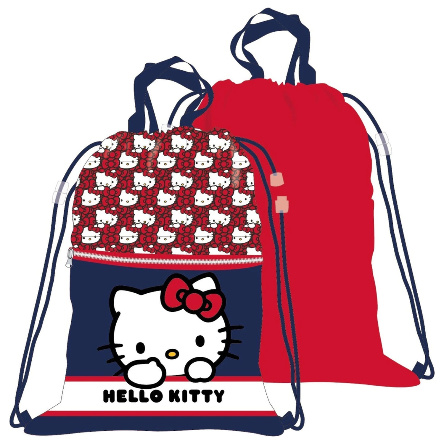 Hello Kitty Red Bow Deluxe Sporttasche, Turnbeutel 45 cm Produktfoto