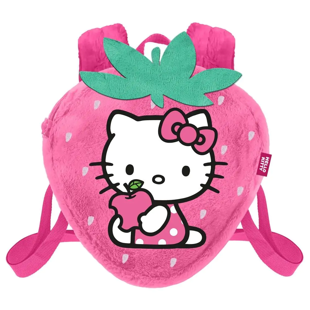 Hello Kitty Strawberry Plüsch Rucksack Produktfoto
