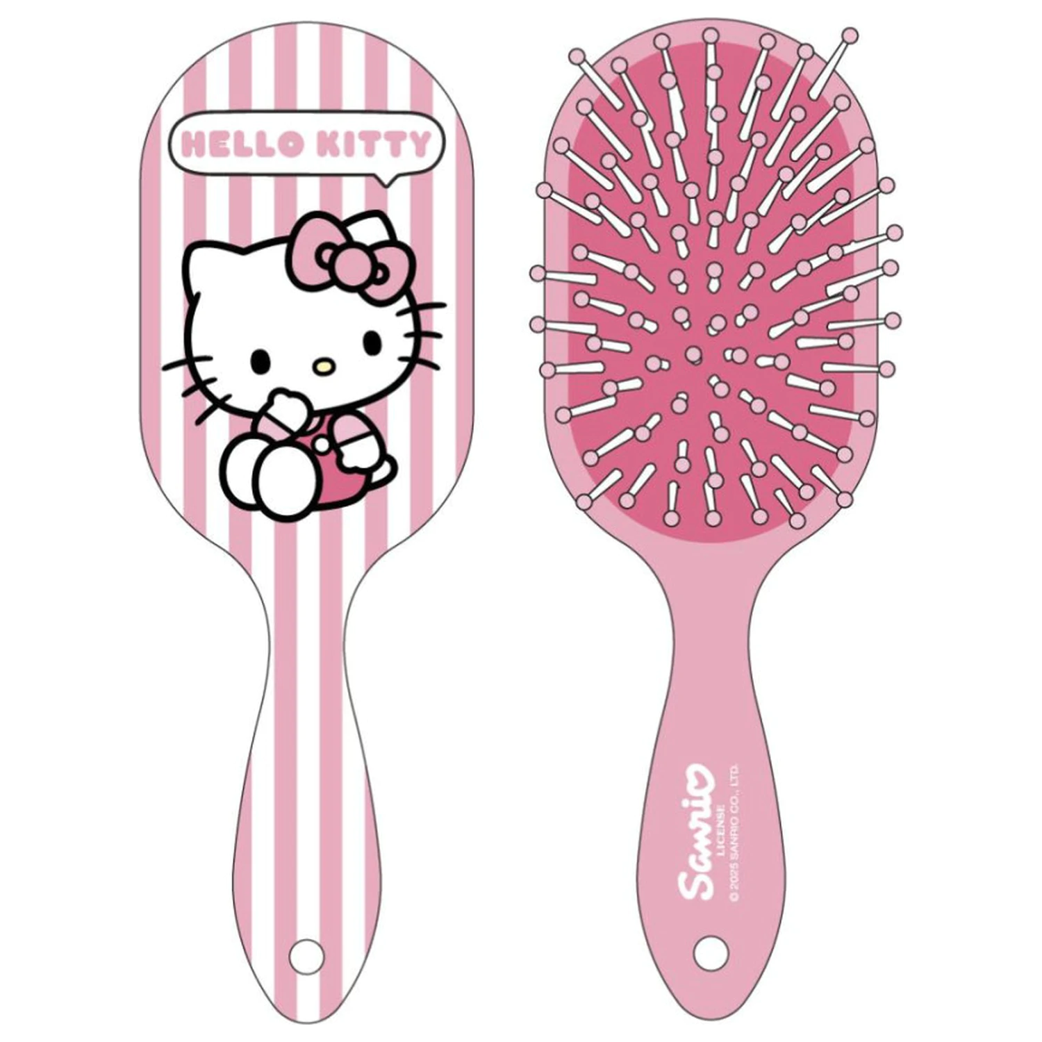 Hello Kitty Stripes Haarbürste, Kamm 20 cm Produktfoto