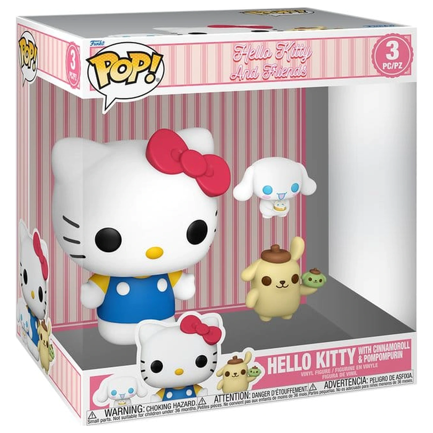 Hello Kitty Super Sized Jumbo Funko POP! Vinyl Figur 3er-Pack Bündel 25 cm Produktfoto
