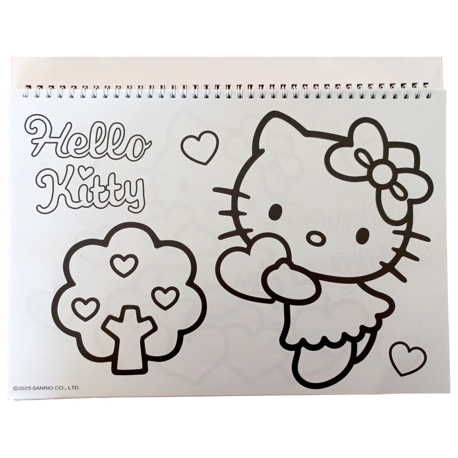 Hello Kitty Sweetheart A4 Spiral-Skizzenbuch 40 Blatt mit Aufklebern Produktfoto