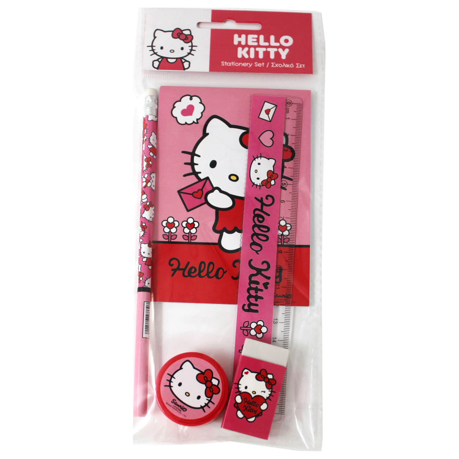 Hello Kitty Sweetheart Schreibwaren Set 5 Teile Produktfoto