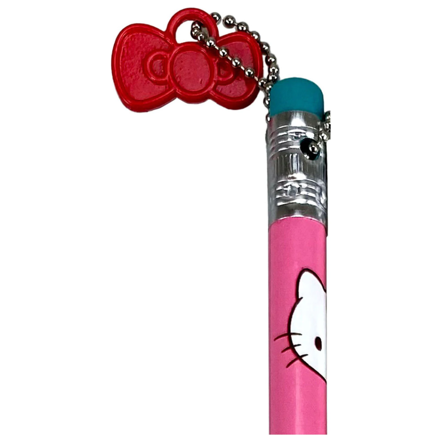 Hello Kitty Sweetheart Pink HB Graphitbleistift mit Topper Produktfoto