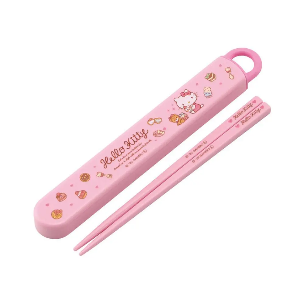 Hello Kitty Essstäbchen mit Box Sweety pink 16 cm termékfotó