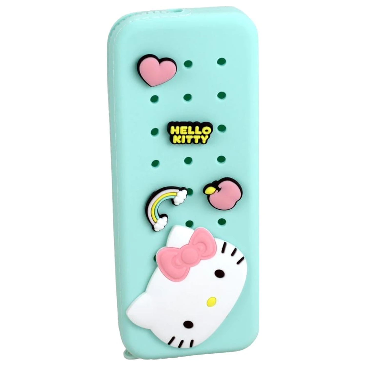 Hello Kitty Silikon-Federtasche mit Anstecknadeln Produktfoto