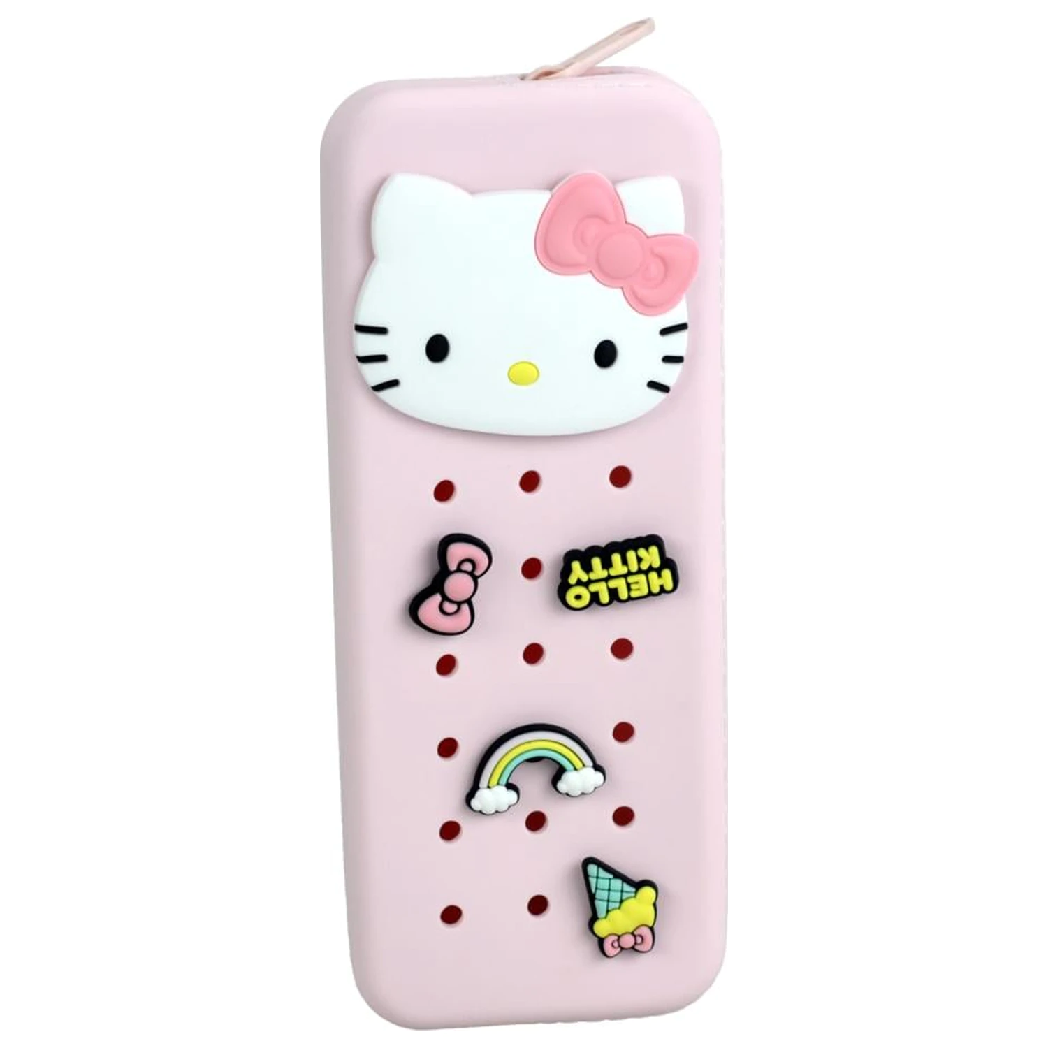 Hello Kitty Silikon-Federmäppchen mit Pins Produktfoto