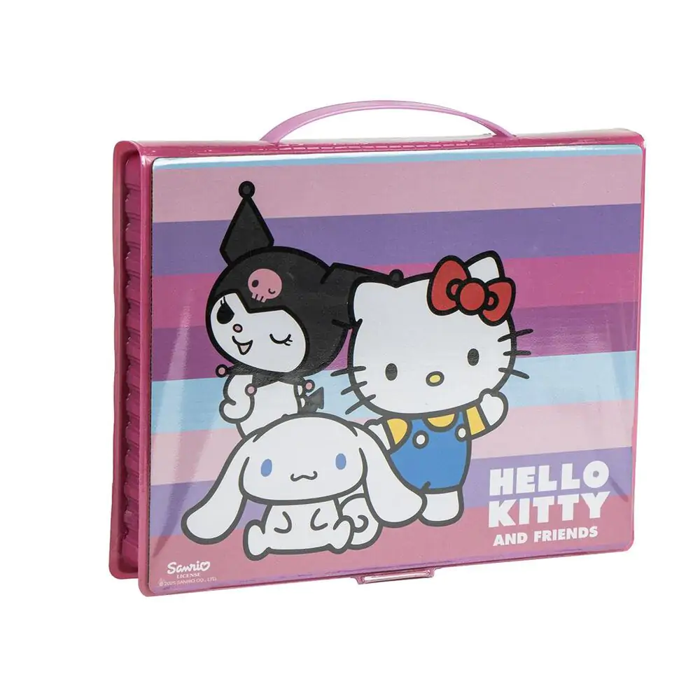 Hello Kitty Schreibwaren-Set zum Ausmalen Produktfoto