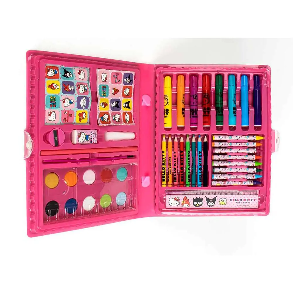 Hello Kitty Schreibwaren-Set zum Ausmalen Produktfoto