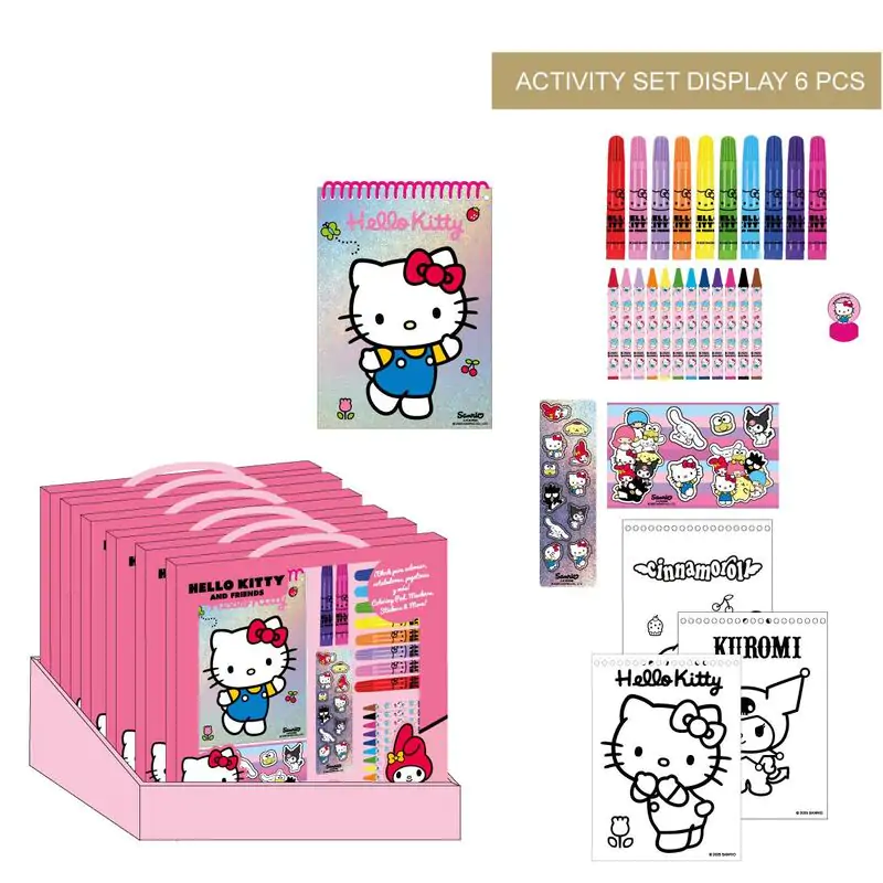 Hello Kitty Schreibwaren-Set zum Ausmalen termékfotó