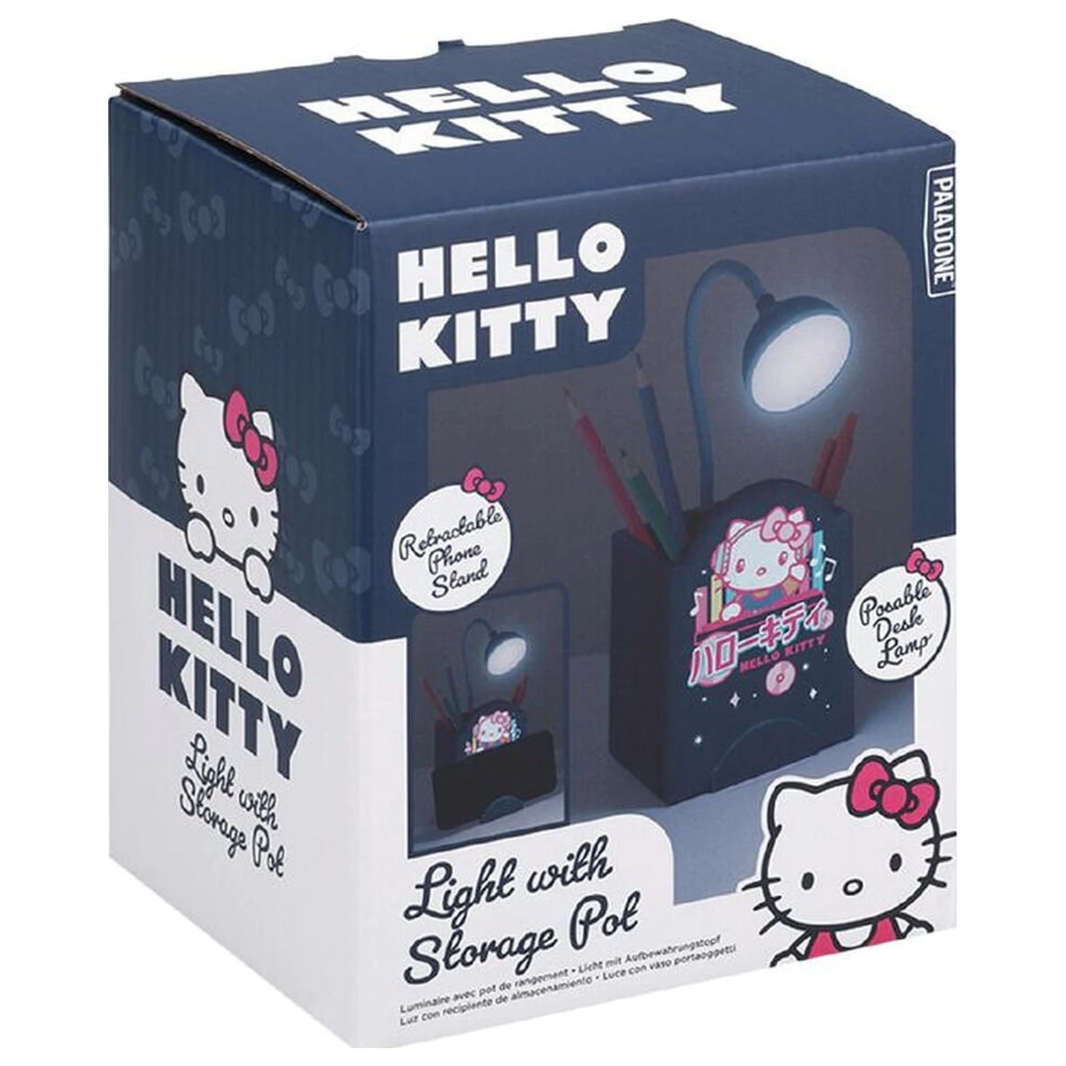 Hello Kitty Aufbewahrungstopf und Licht Produktfoto