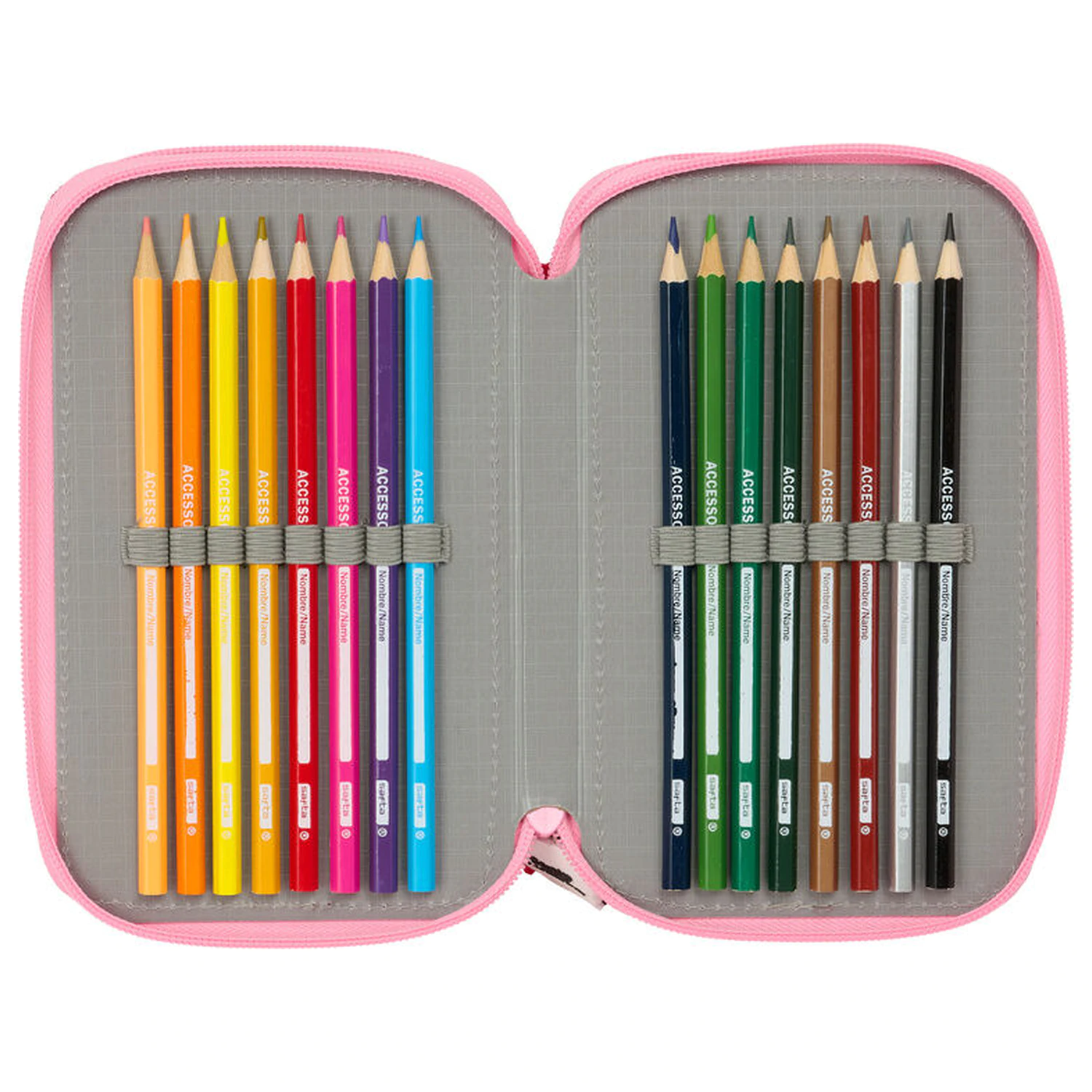 Hello Kitty dreifach Federmappe 37 Teile Produktfoto