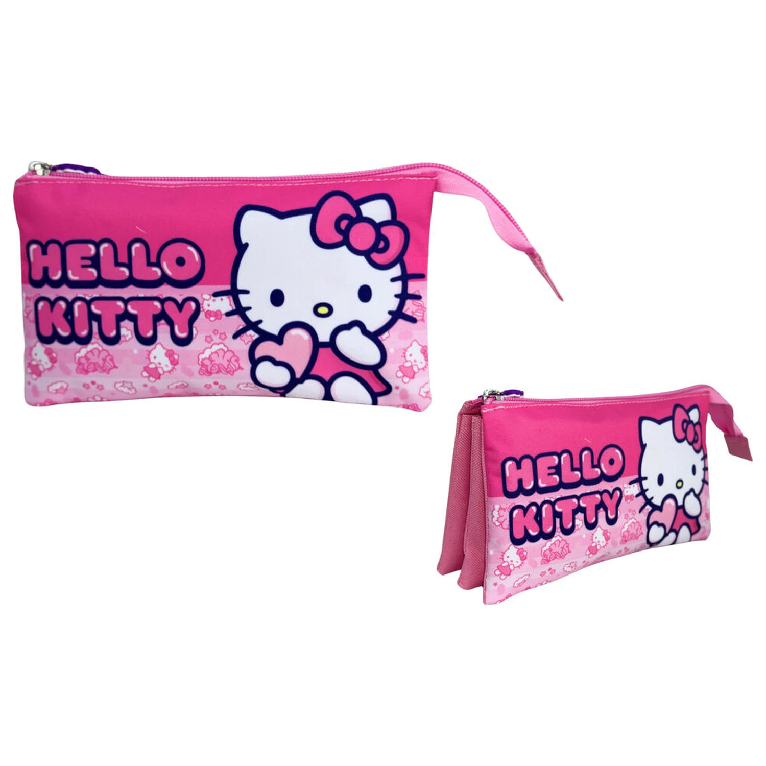 Hello Kitty dreifaches Federmäppchen Produktfoto