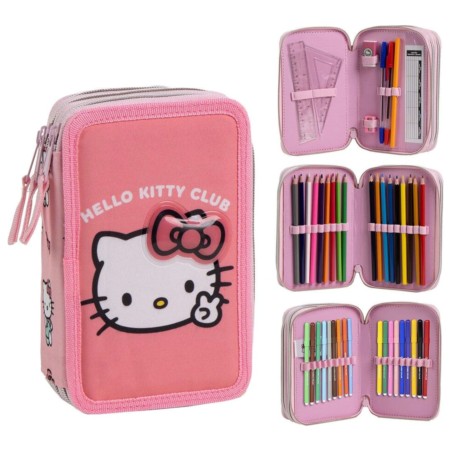 Hello Kitty Dreifaches Mäppchen Produktfoto
