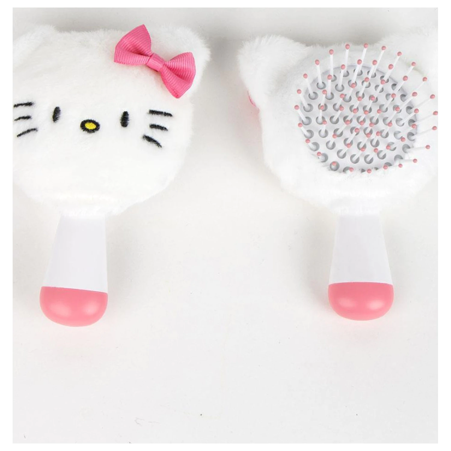 Hello Kitty White Mini Plüsch Haarbürste, Kamm 13 cm Produktfoto