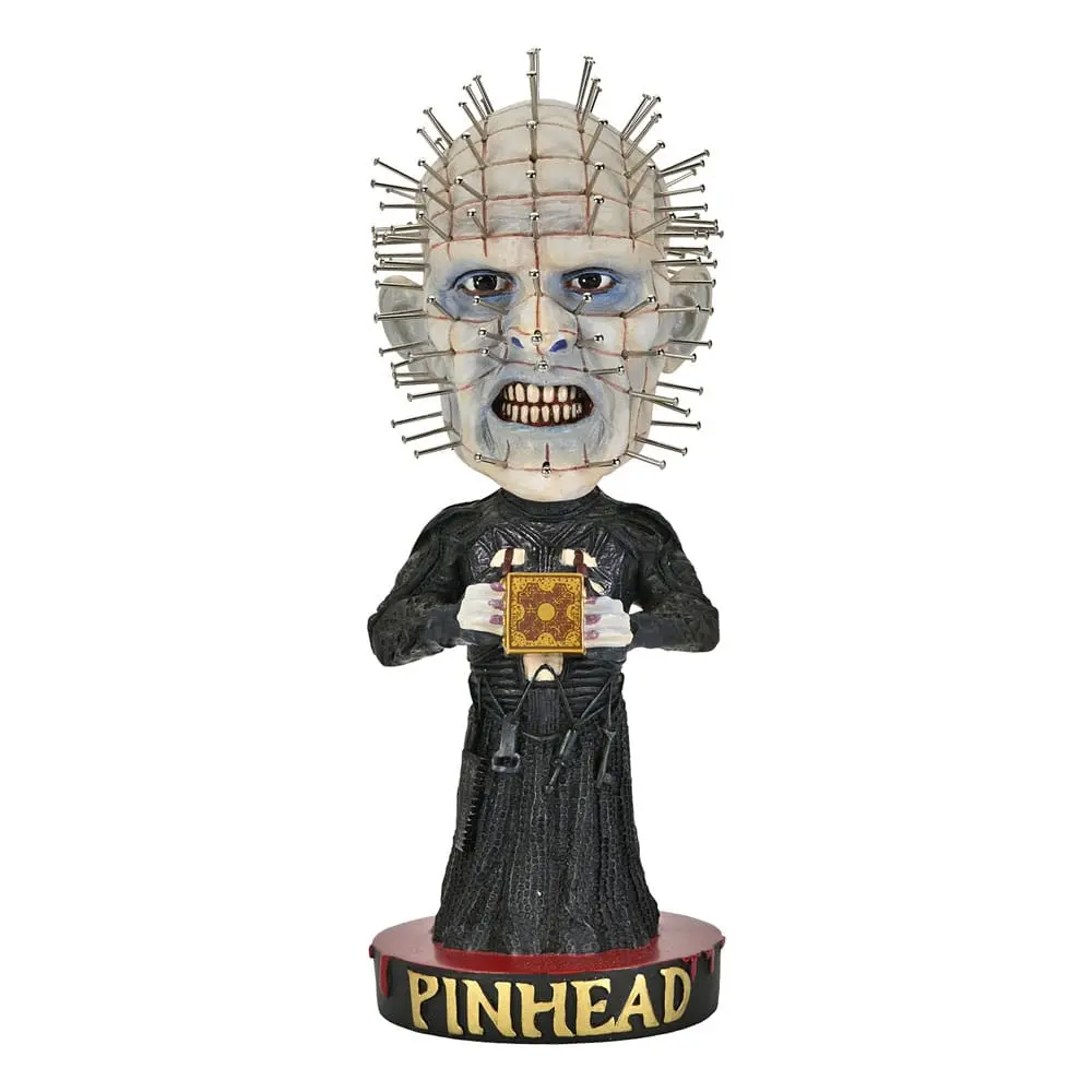 Hellraiser Head Knocker Wackelkopf-Figur Pinhead 20 cm Produktfoto